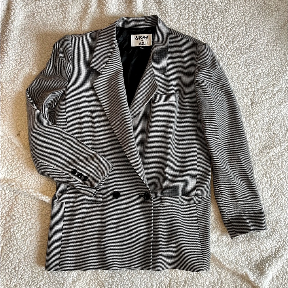 Vintage Striped Blazer